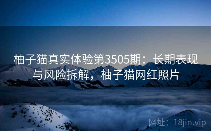 柚子猫真实体验第3505期：长期表现与风险拆解，柚子猫网红照片