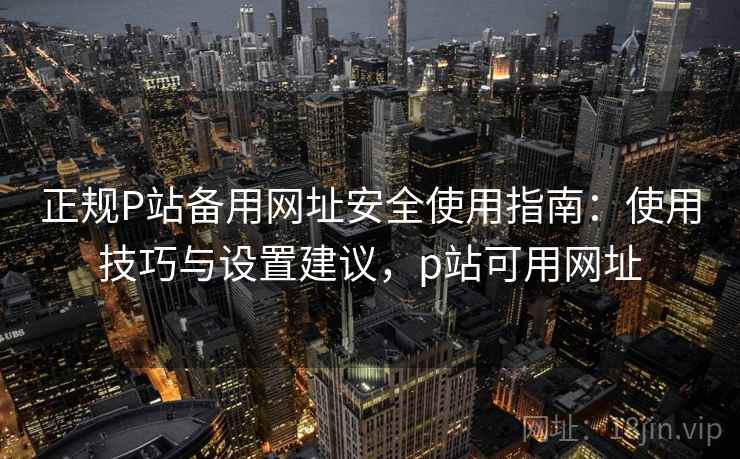 正规P站备用网址安全使用指南：使用技巧与设置建议，p站可用网址