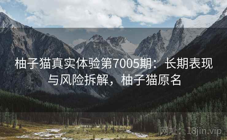 柚子猫真实体验第7005期：长期表现与风险拆解，柚子猫原名