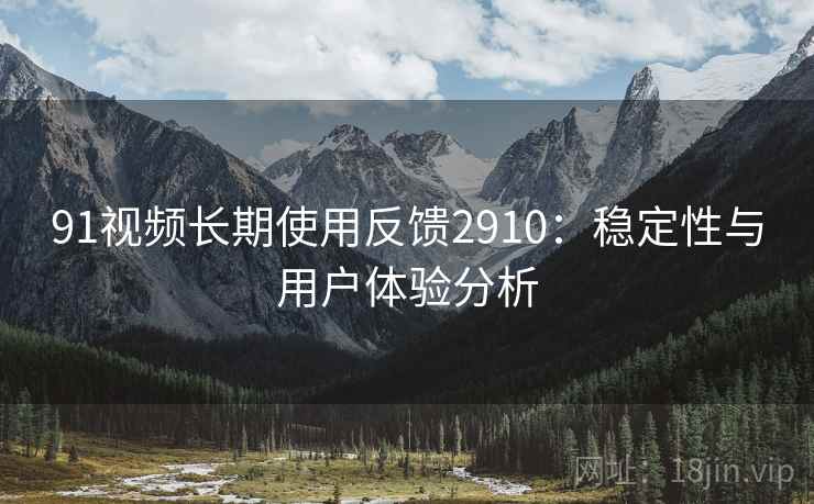 91视频长期使用反馈2910:稳定性与用户体验分析 91视频长期使用反馈2910:稳定性与用户体验分析
